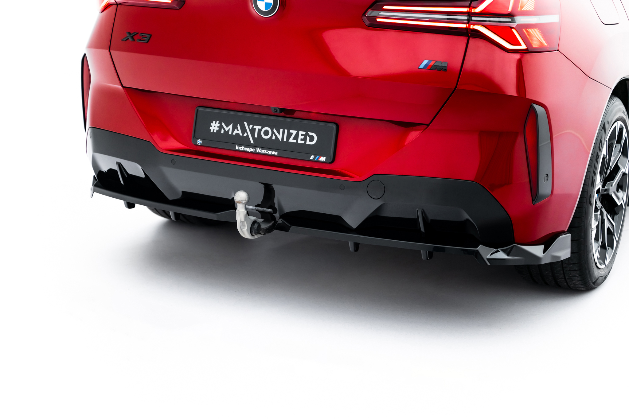 Rear Splitter (with vertical bars) BMW X3 M-Pack G45 - Image 4