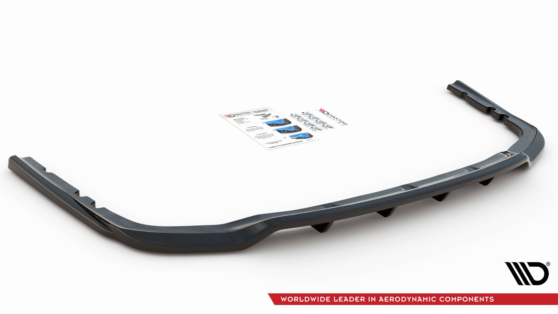 Rear Splitter (with vertical bars) BMW X7 M-Pack G07 - Image 4