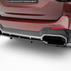 Alternative view of Rear Splitter (with vertical bars) BMW iX3 M-Pack G08 Facelift