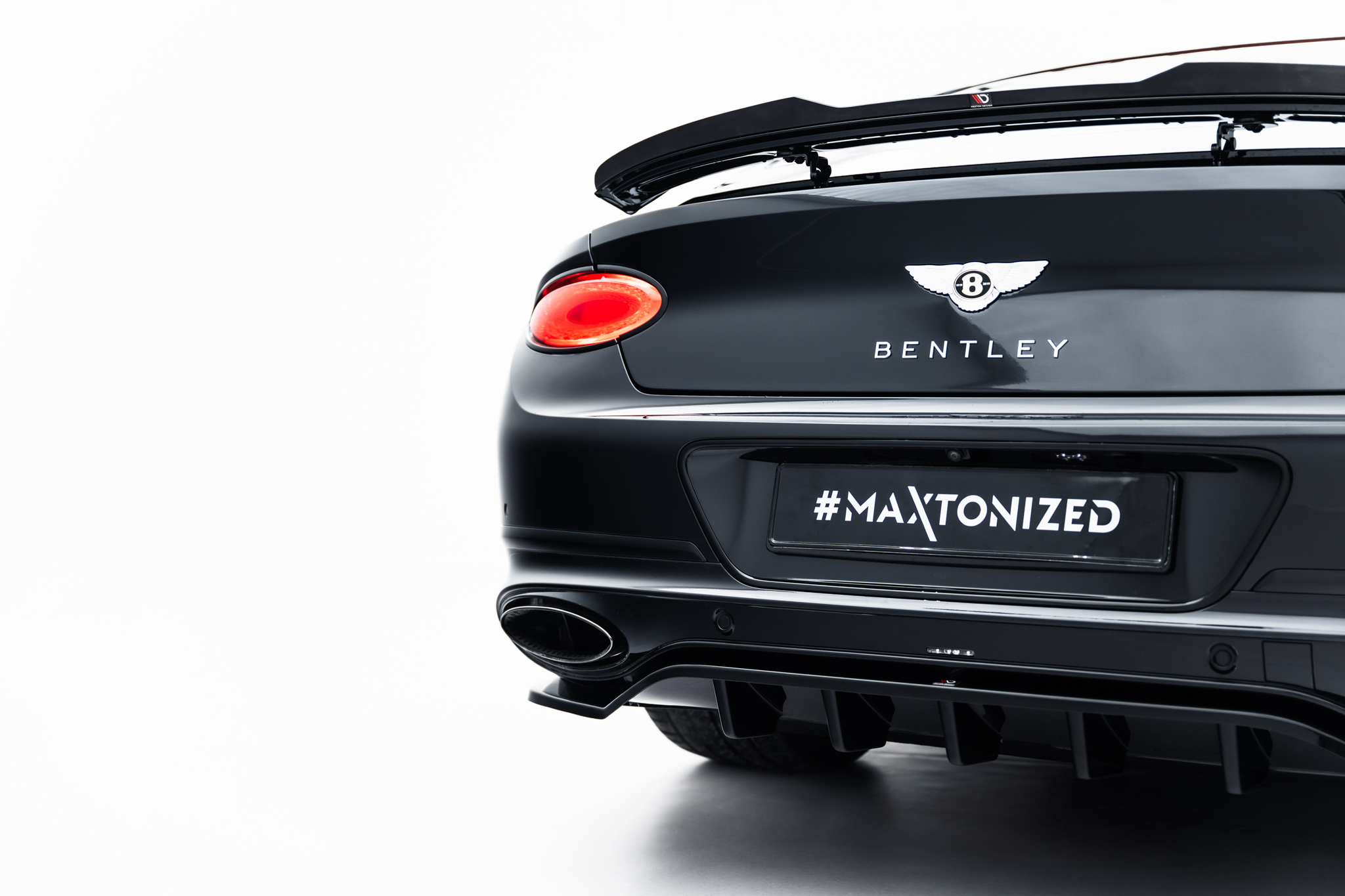 Rear Splitter (with vertical bars) Bentley Continental GT Coupe Mk3 - Image 4