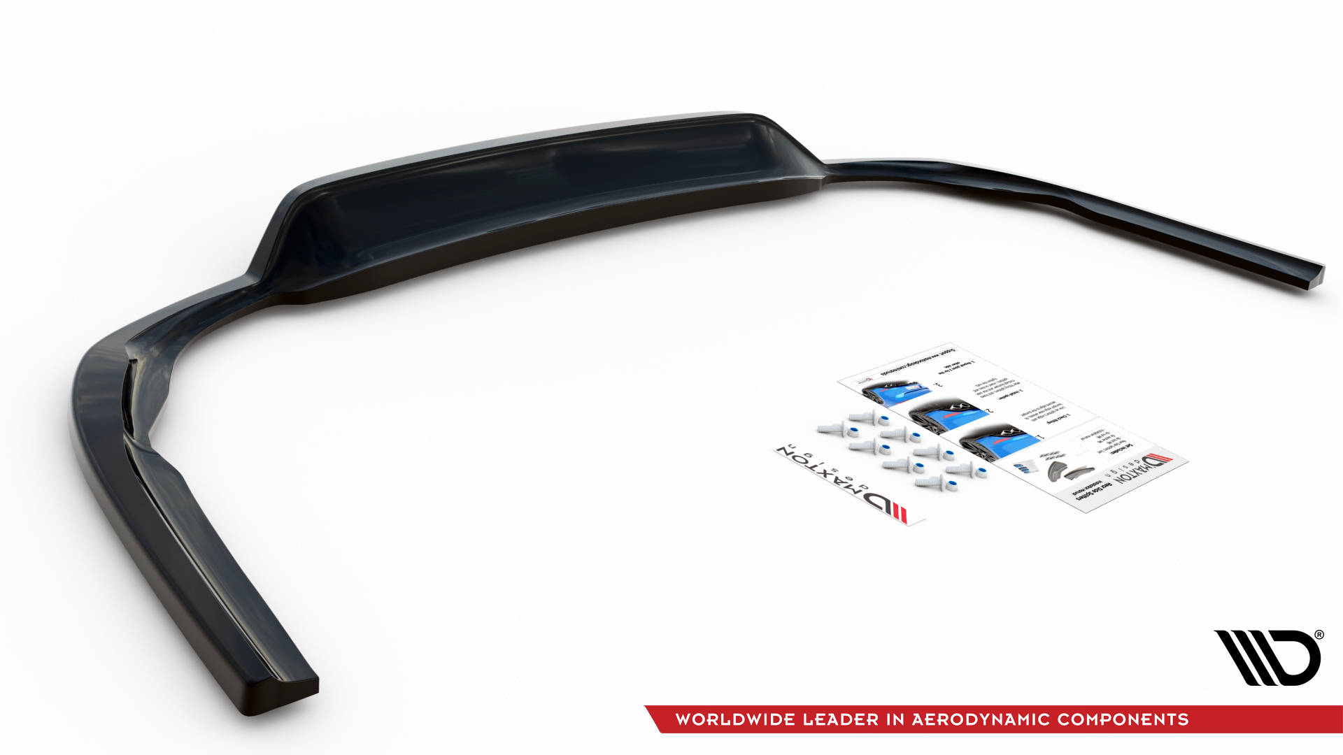 Rear Splitter (with vertical bars) Dodge Charger RT Mk7 Facelift - Image 5