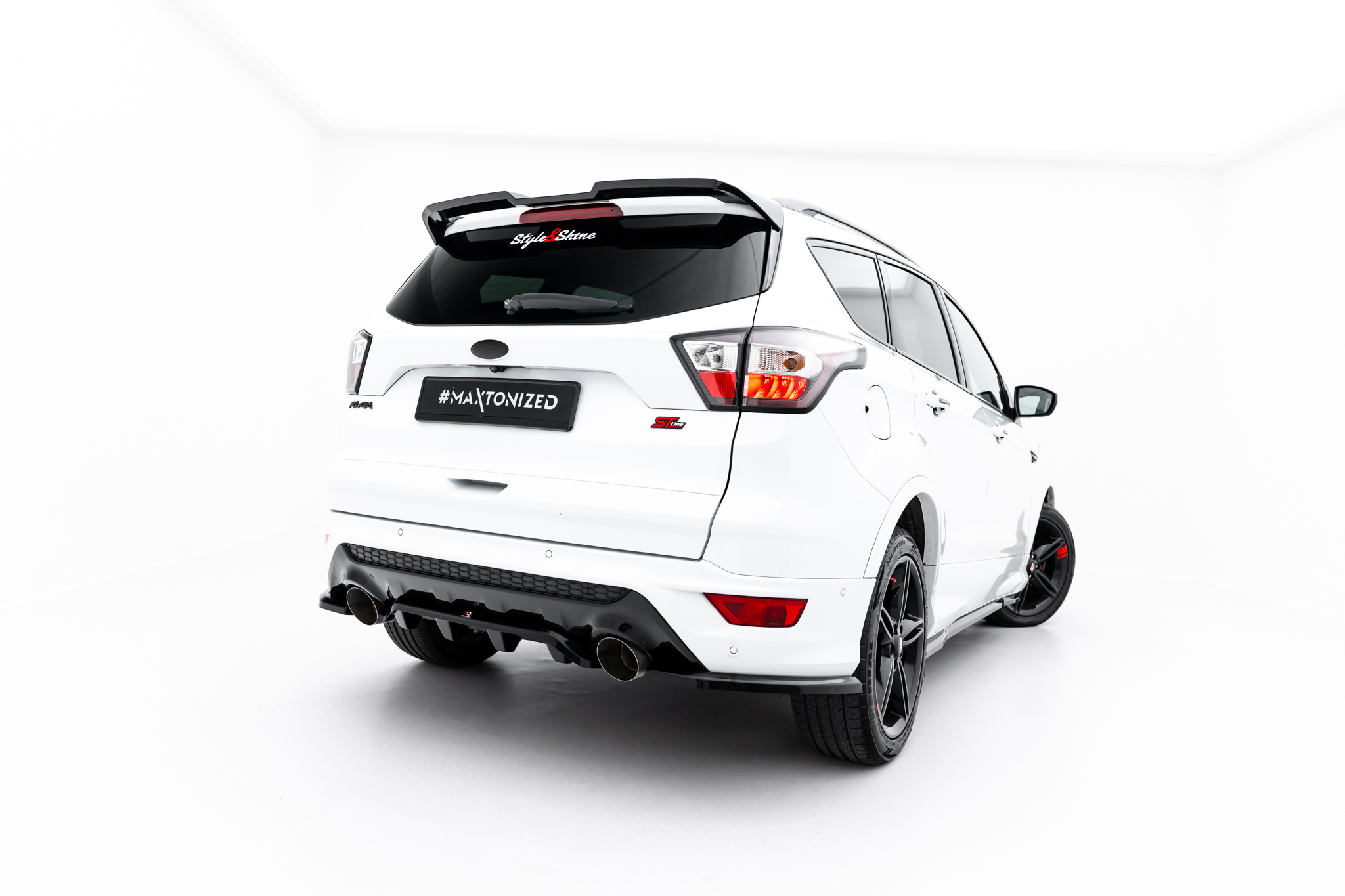 Rear Splitter (with vertical bars) Ford Kuga ST-Line Mk2 Facelift - Image 2