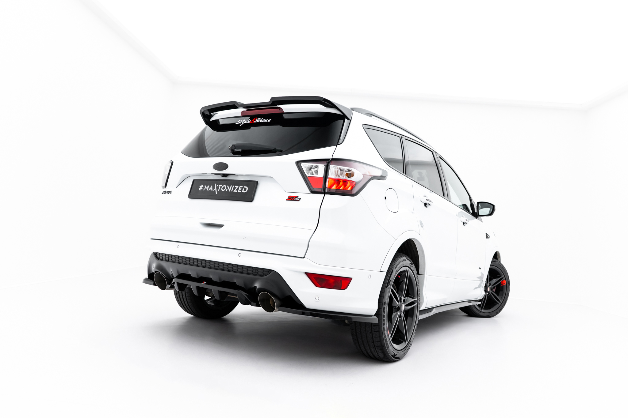 Rear Splitter (with vertical bars) Ford Kuga ST-Line Mk2 Facelift - Image 5