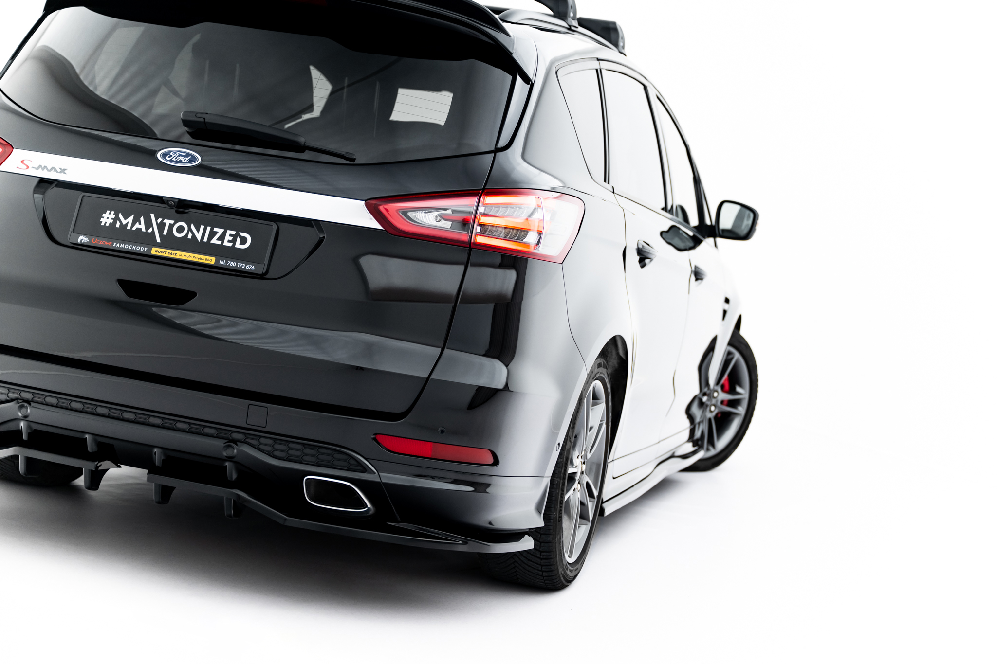 Rear Splitter (with vertical bars) Ford S-Max ST-Line Mk2 Facelift - Image 2