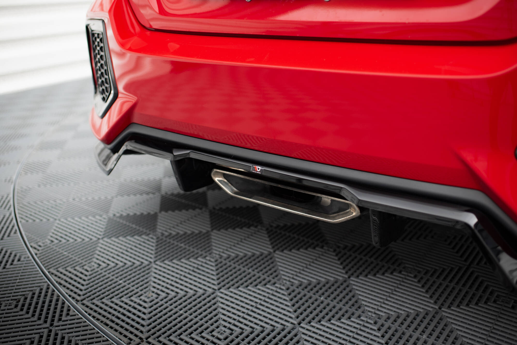 Rear Splitter (with vertical bars) Honda Civic SI Mk10 - Image 2