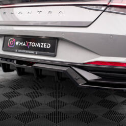 Alternative view of Rear Splitter (with vertical bars) Hyundai Elantra Mk7
