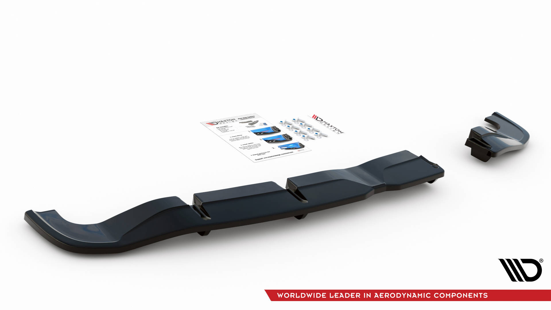 Rear Splitter (with vertical bars) Hyundai I20 N Mk3 - Image 5