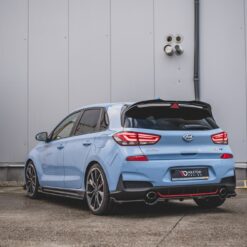 Alternative view of Rear Splitter (with vertical bars) Hyundai I30 N Mk3 Hatchback
