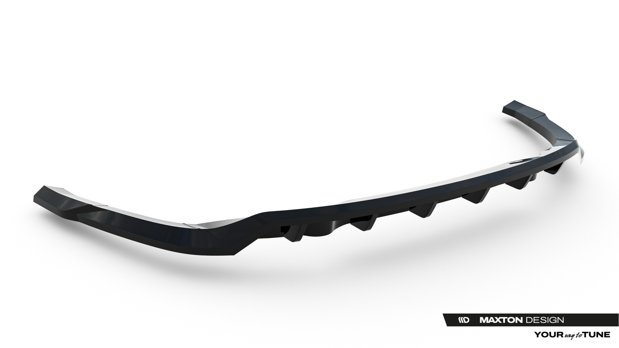 Rear Splitter (with vertical bars) Jaguar F-Pace R-Sport Mk1 Facelift - Image 5