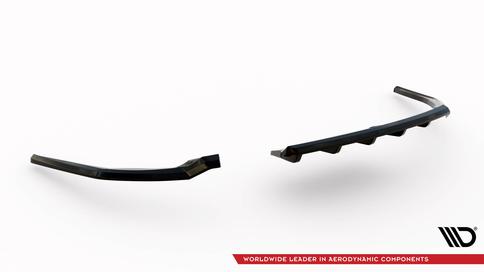 Rear Splitter (with vertical bars) Jaguar XE X760 Facelift - Image 5