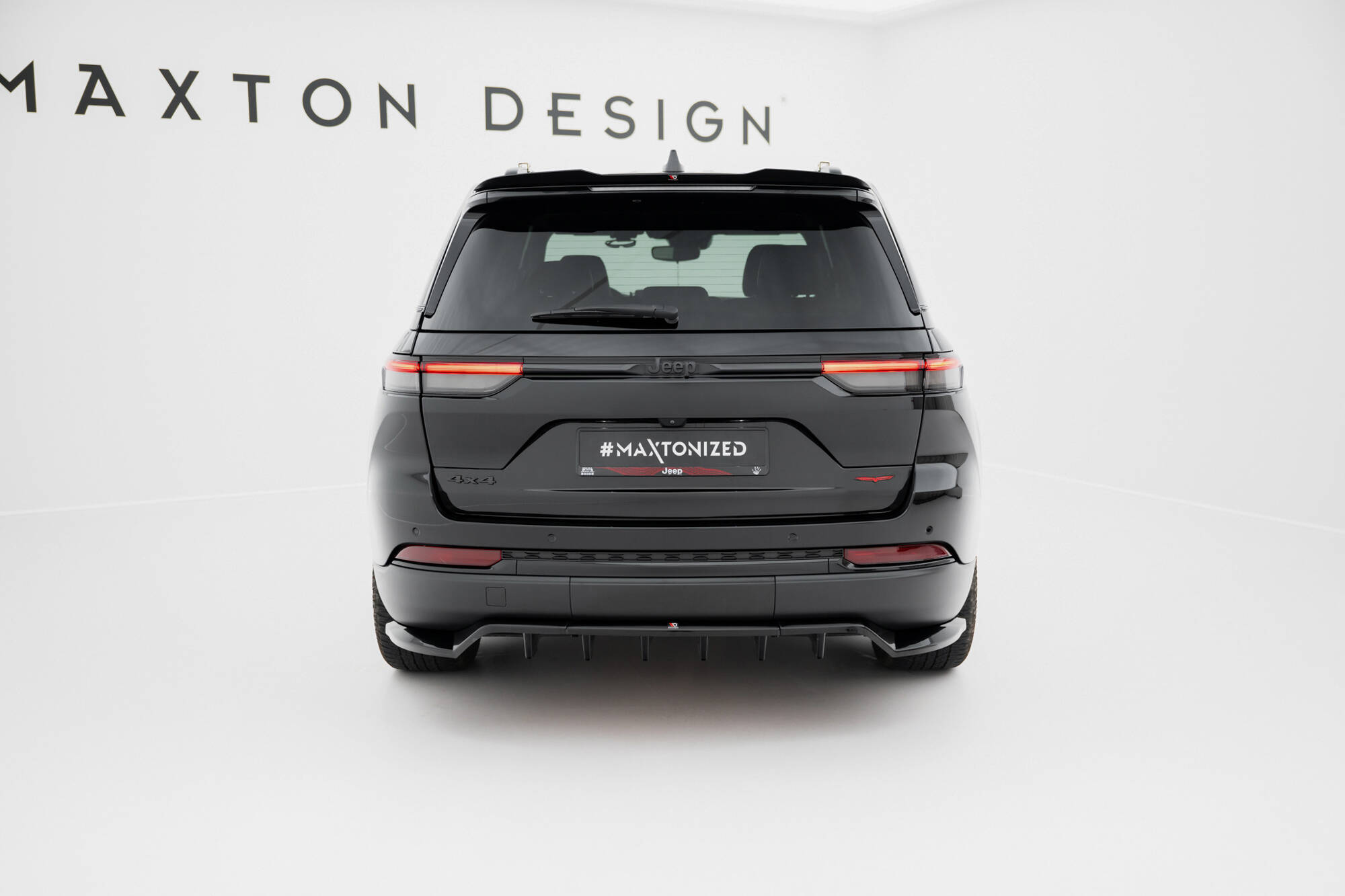 Rear Splitter (with vertical bars) Jeep Grand Cherokee Trailhawk Mk5 - Image 2