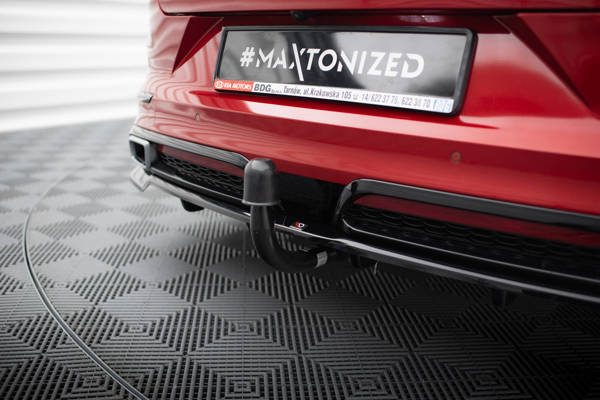 Rear Splitter (with vertical bars) Kia ProCeed GT-Line Mk1 - Image 3