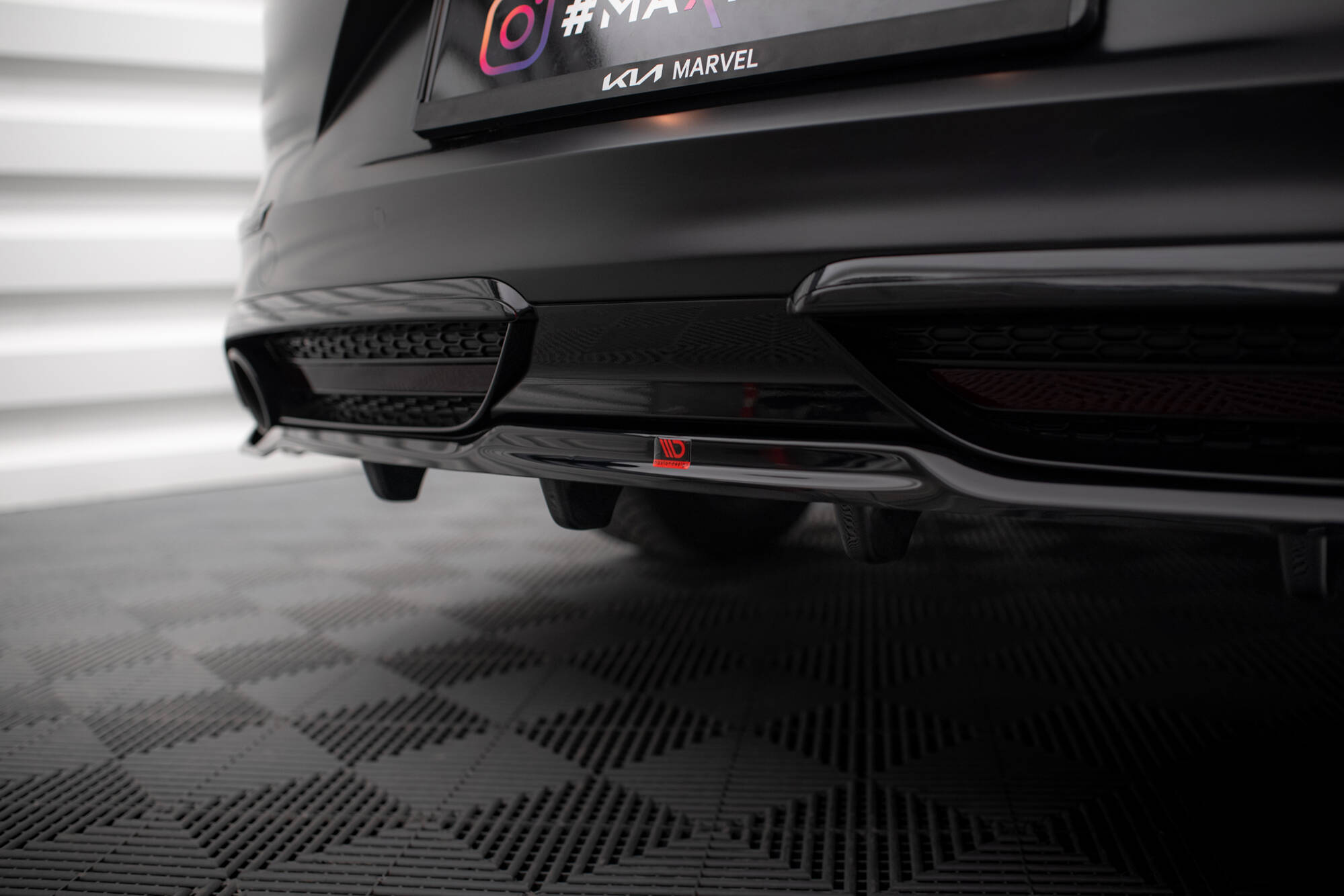 Rear Splitter (with vertical bars) Kia Proceed GT Mk1 Facelift - Image 3