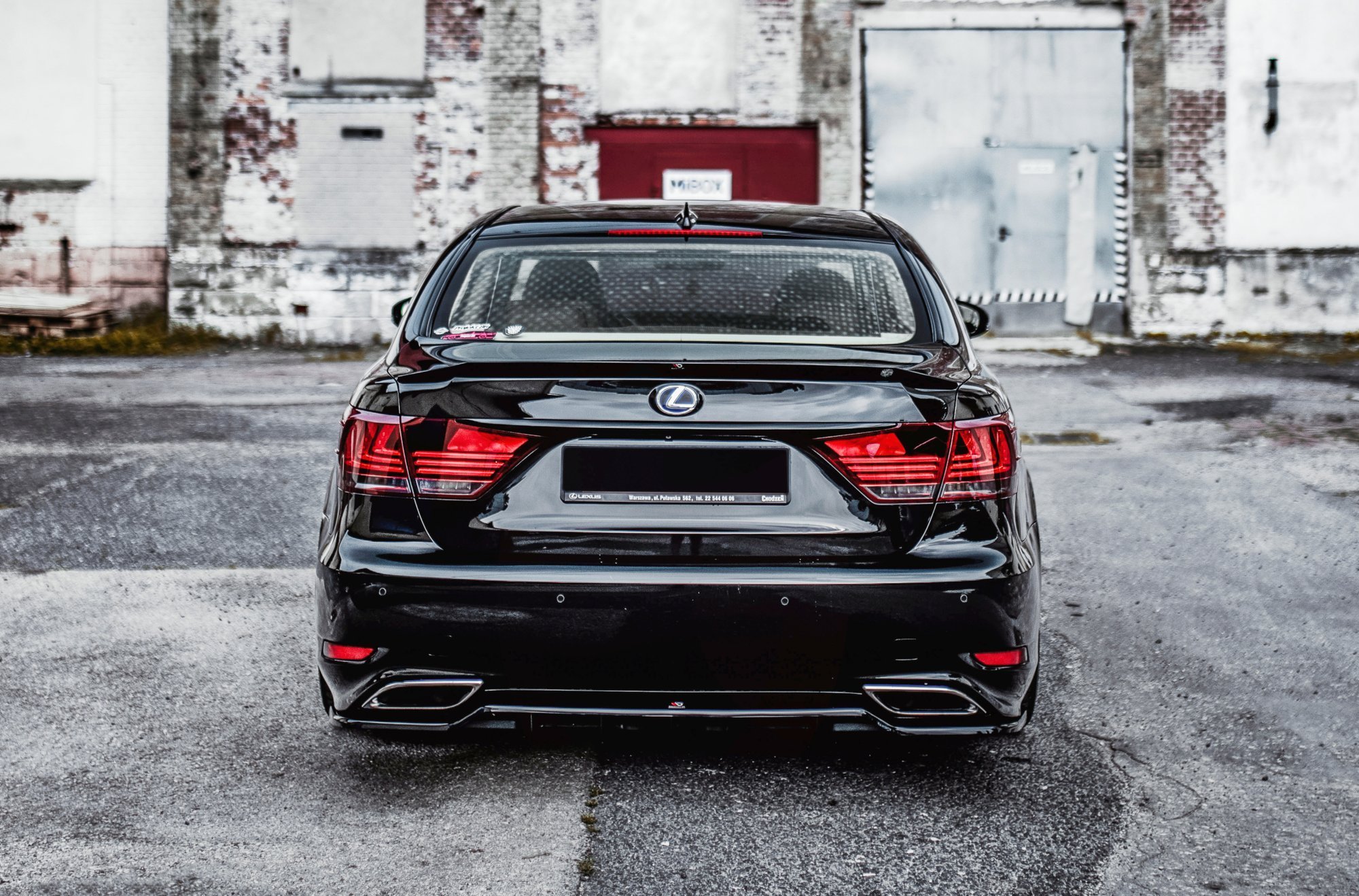 Rear Splitter (with vertical bars) Leuxs LS Mk4 Facelift - Image 5