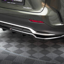 Alternative view of Rear Splitter (with vertical bars) Lexus NX F-Sport Mk2