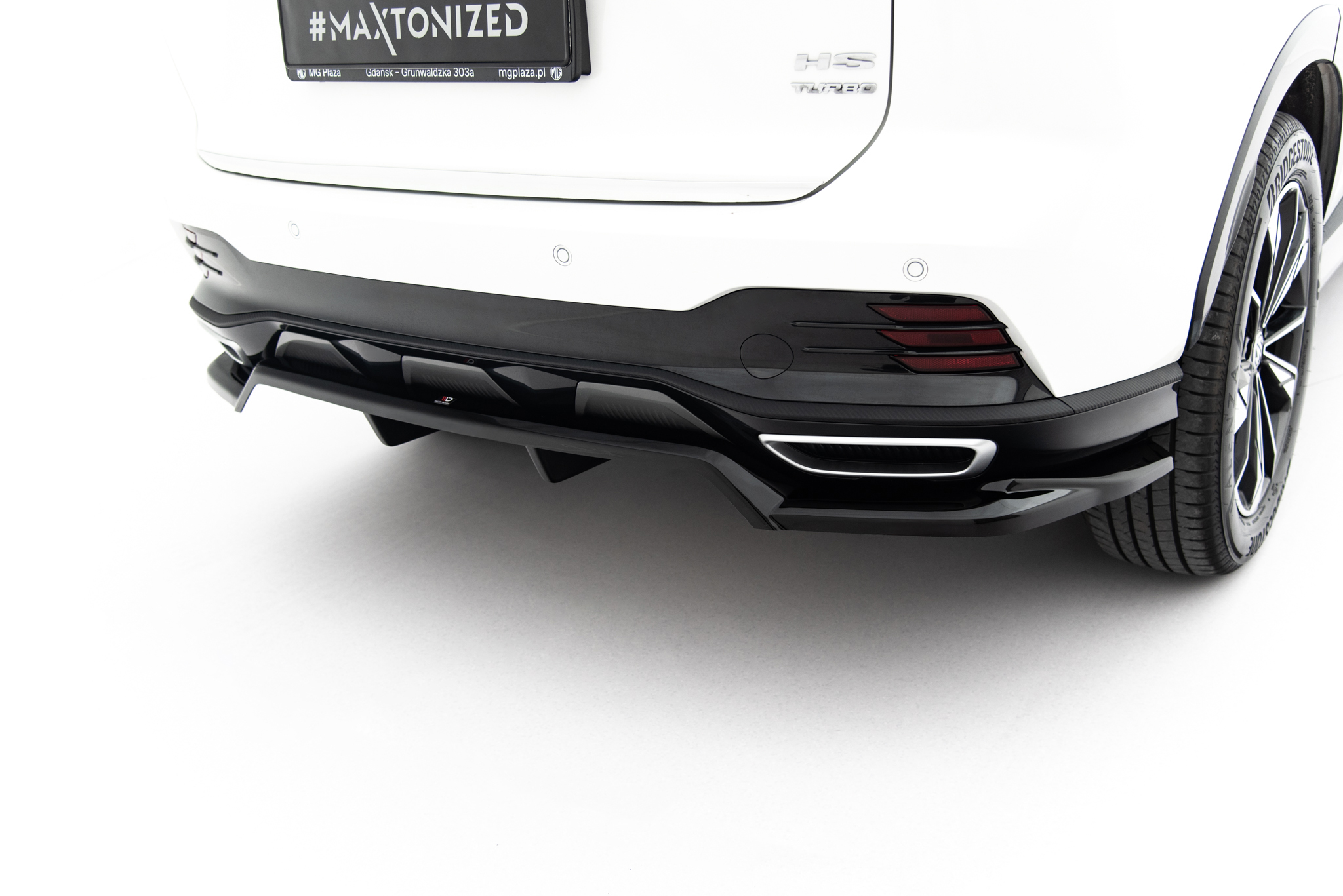Rear Splitter (with vertical bars) MG HS Mk2 - Image 2