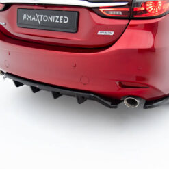 Alternative view of Rear Splitter (with vertical bars) Mazda 6 Sedan Mk3 Facelift
