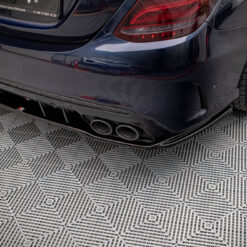Alternative view of Rear Splitter (with vertical bars) Mercedes-AMG C 43 Sedan  W205 Facelift