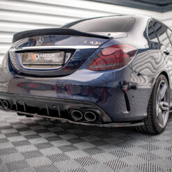 Rear Splitter (with vertical bars) Mercedes-AMG C 43 Sedan  W205 Facelift
