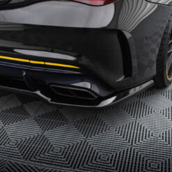 Alternative view of Rear Splitter (with vertical bars) Mercedes-AMG CLA 45 C117 Facelift