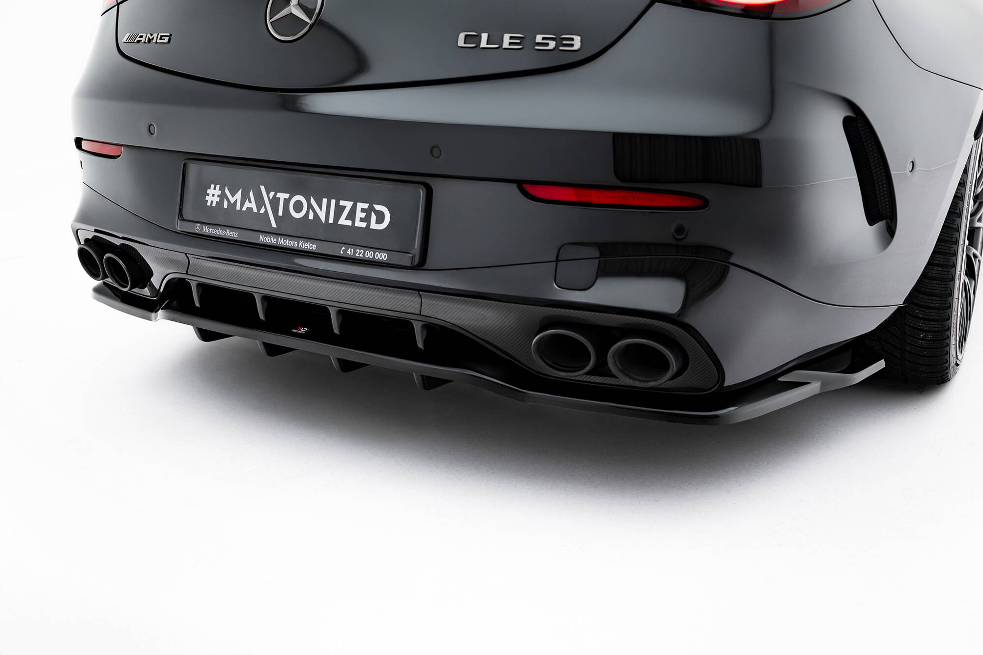 Rear Splitter (with vertical bars) Mercedes-AMG CLE 53 C236 - Image 2