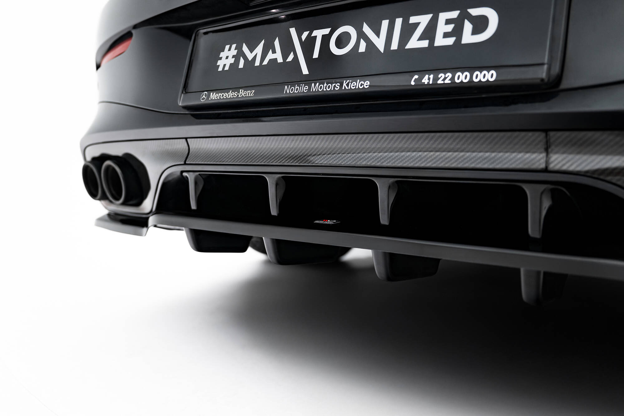 Rear Splitter (with vertical bars) Mercedes-AMG CLE 53 C236 - Image 3