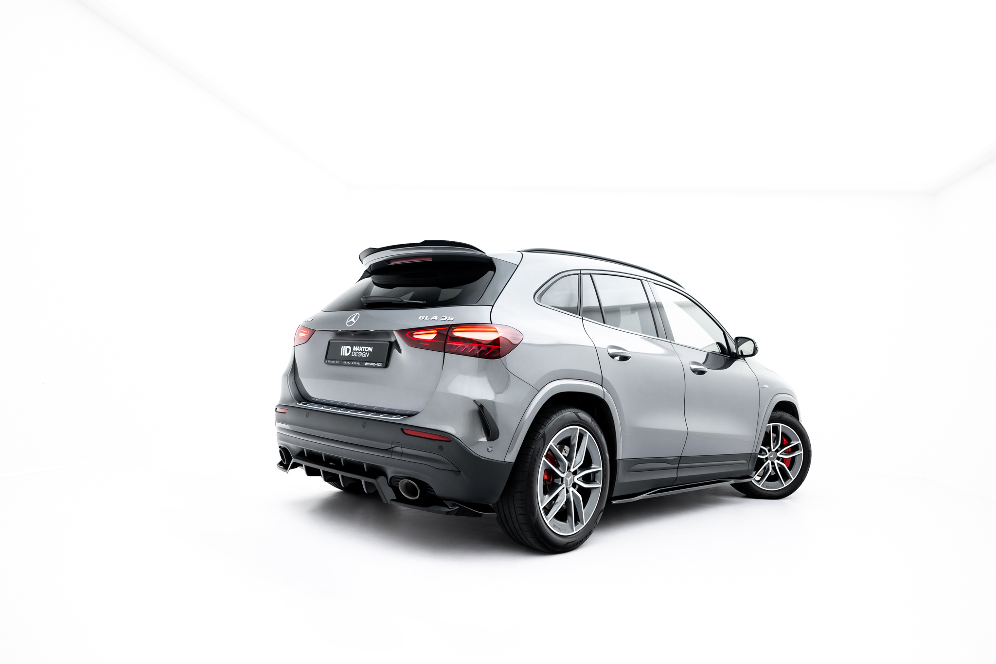Rear Splitter (with vertical bars) Mercedes-AMG GLA 35 H247 Facelift - Image 4