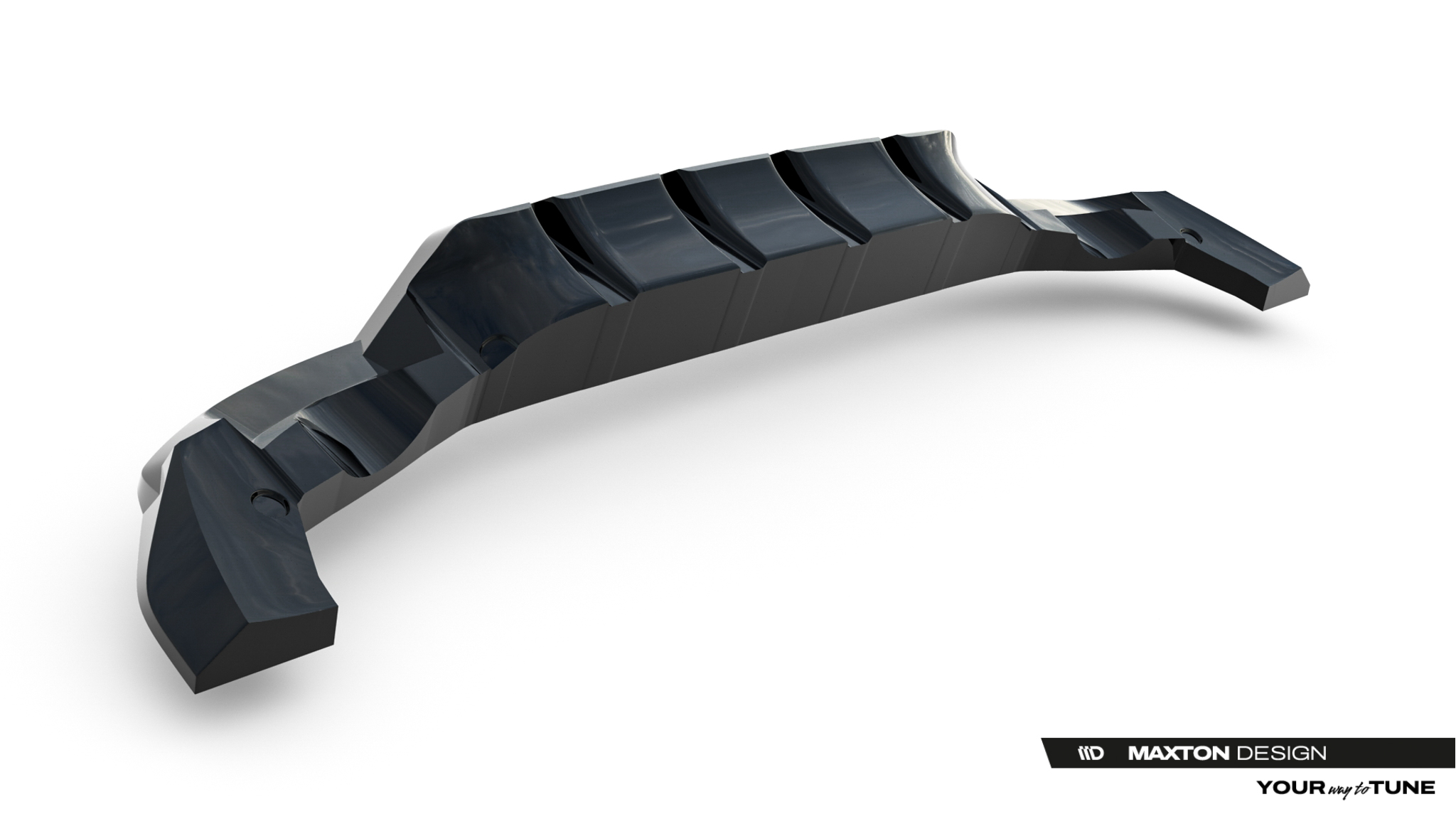 Rear Splitter (with vertical bars) Mercedes-AMG GLA 35 H247 Facelift - Image 9