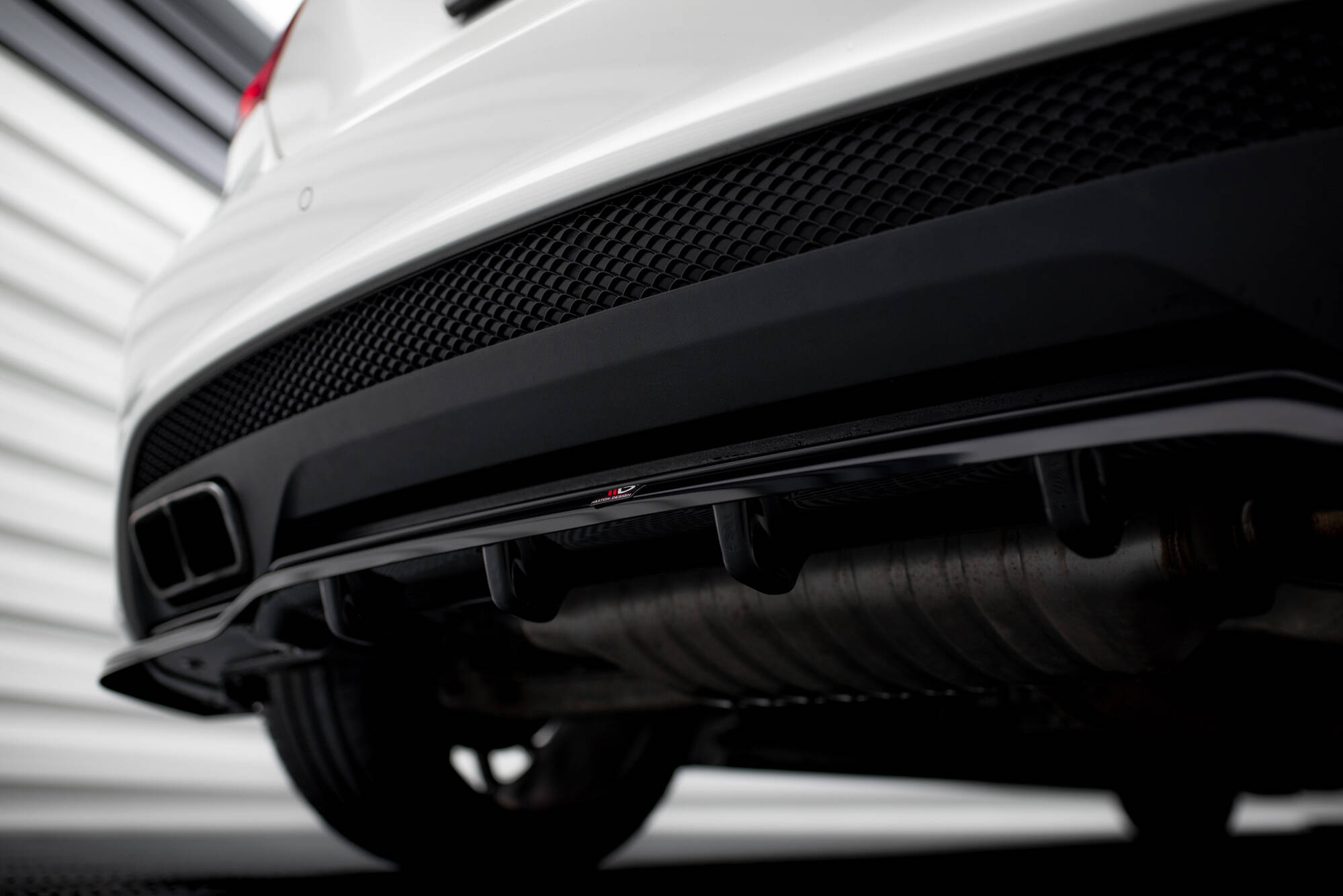 Rear Splitter (with vertical bars) Mercedes-Benz A45 AMG W176 - Image 4