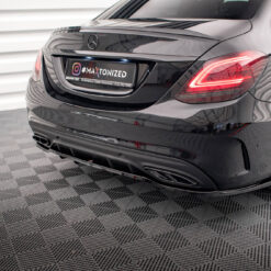 Rear Splitter (with vertical bars) Mercedes-Benz C AMG-Line W205 Facelift
