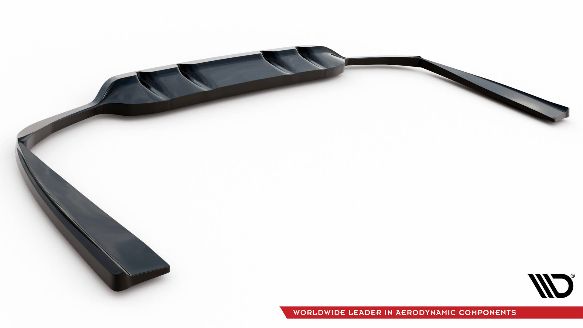 Rear Splitter (with vertical bars) Mercedes-Benz C AMG-Line W205 Facelift - Image 7