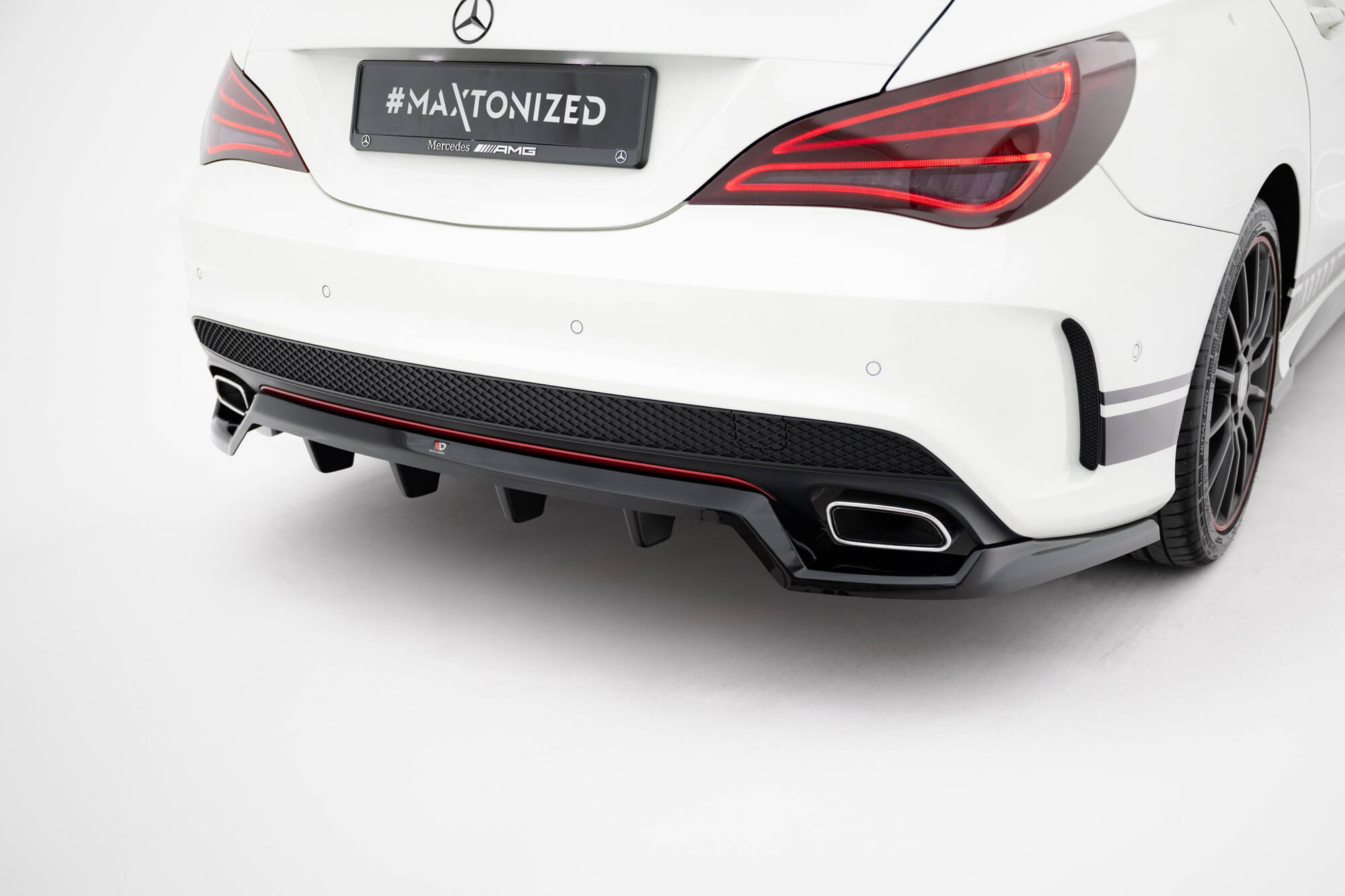 Rear Splitter (with vertical bars) Mercedes-Benz CLA AMG-Line C117 - Image 2