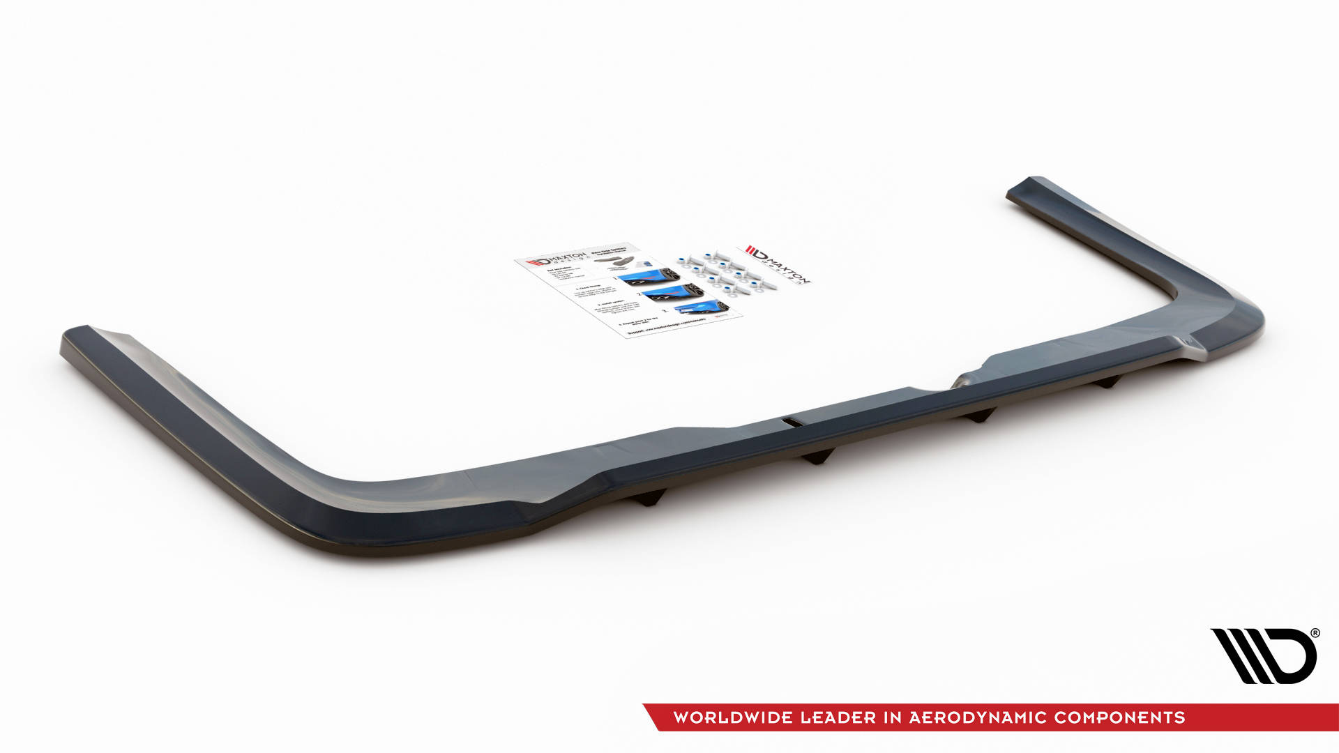 Rear Splitter (with vertical bars) Mercedes-Benz V-Class AMG-Line W447 Facelift - Image 7