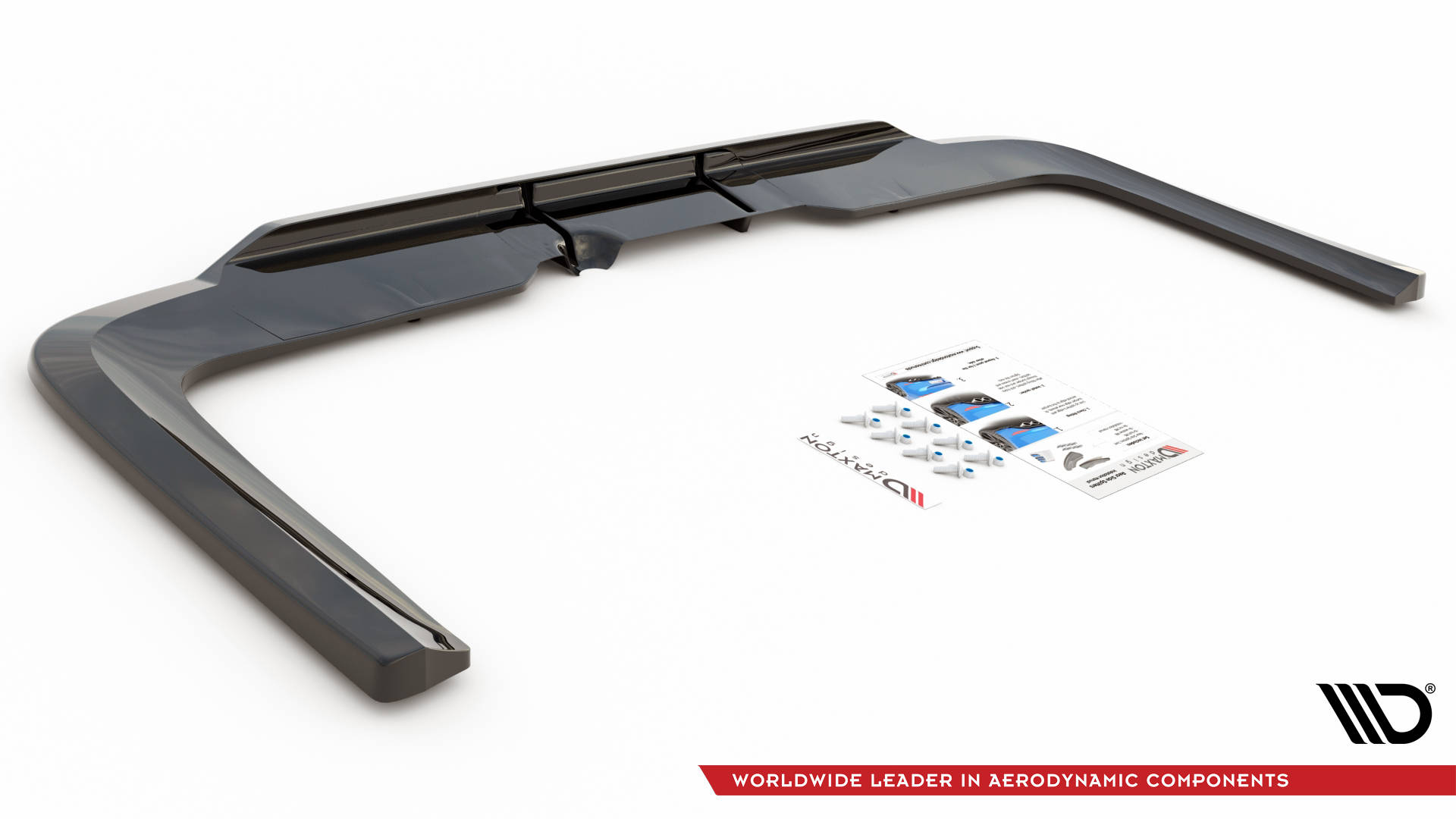 Rear Splitter (with vertical bars) Mercedes-Benz V-Class AMG-Line W447 Facelift - Image 8