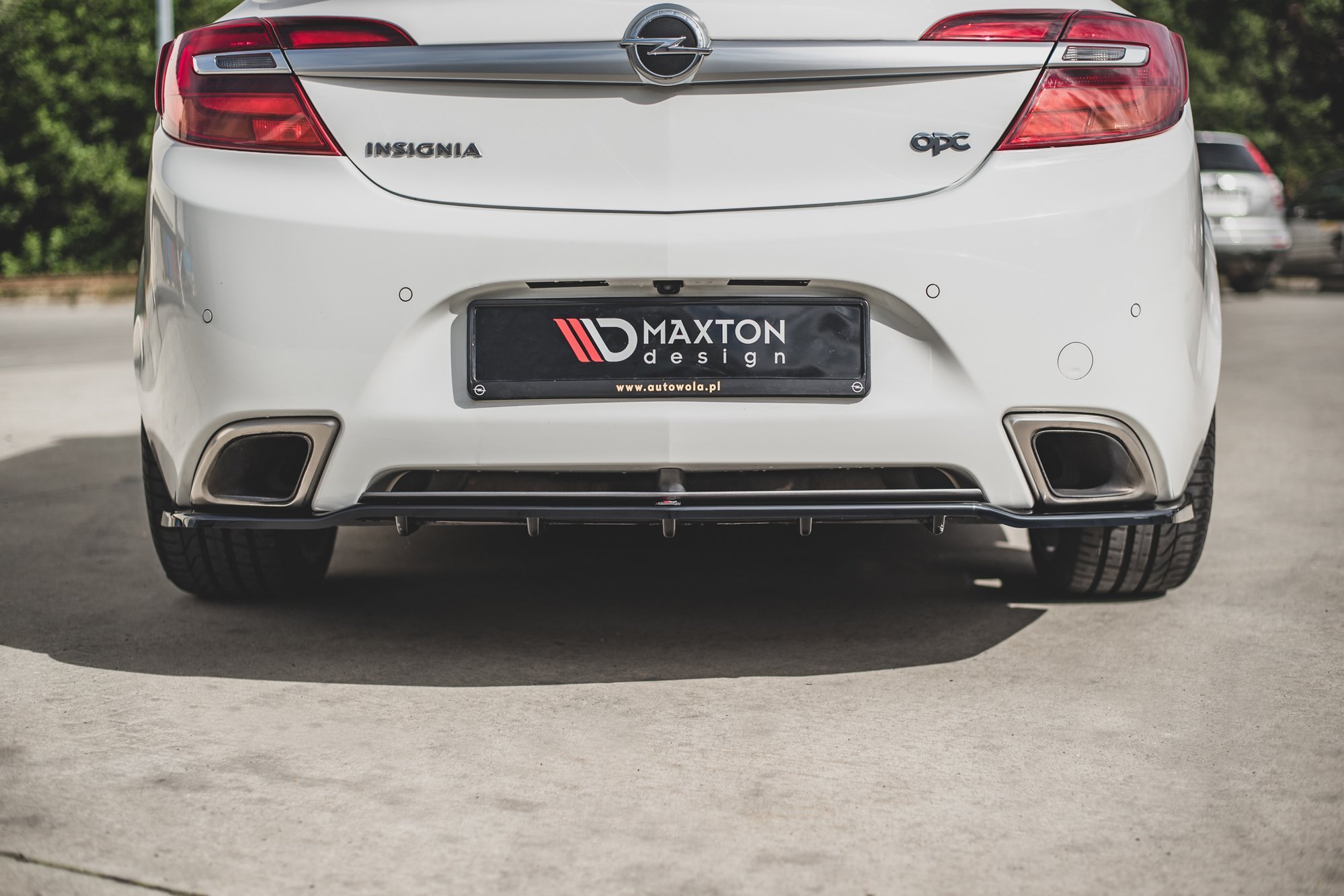 Rear Splitter (with vertical bars) Opel Insignia Mk. 1 OPC Facelift - Image 3