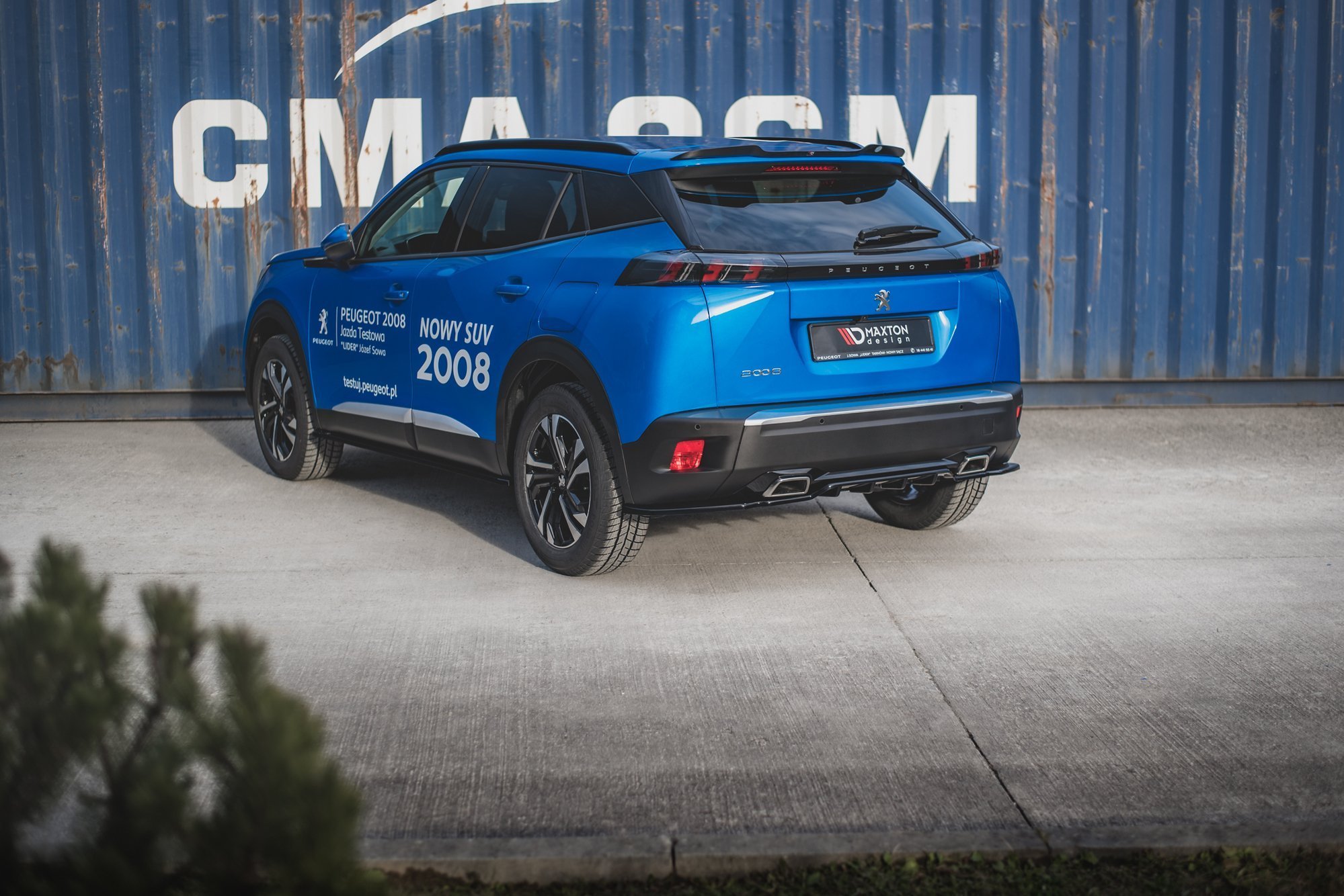 Rear Splitter (with vertical bars) Peugeot 2008 Mk2 - Image 3