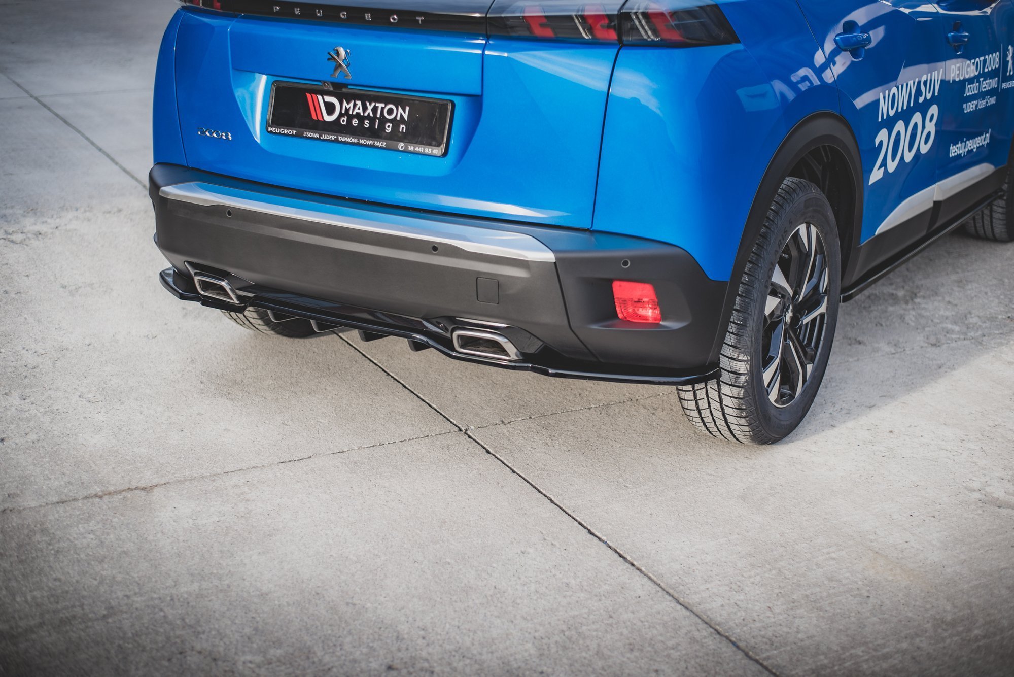 Rear Splitter (with vertical bars) Peugeot 2008 Mk2 - Image 6