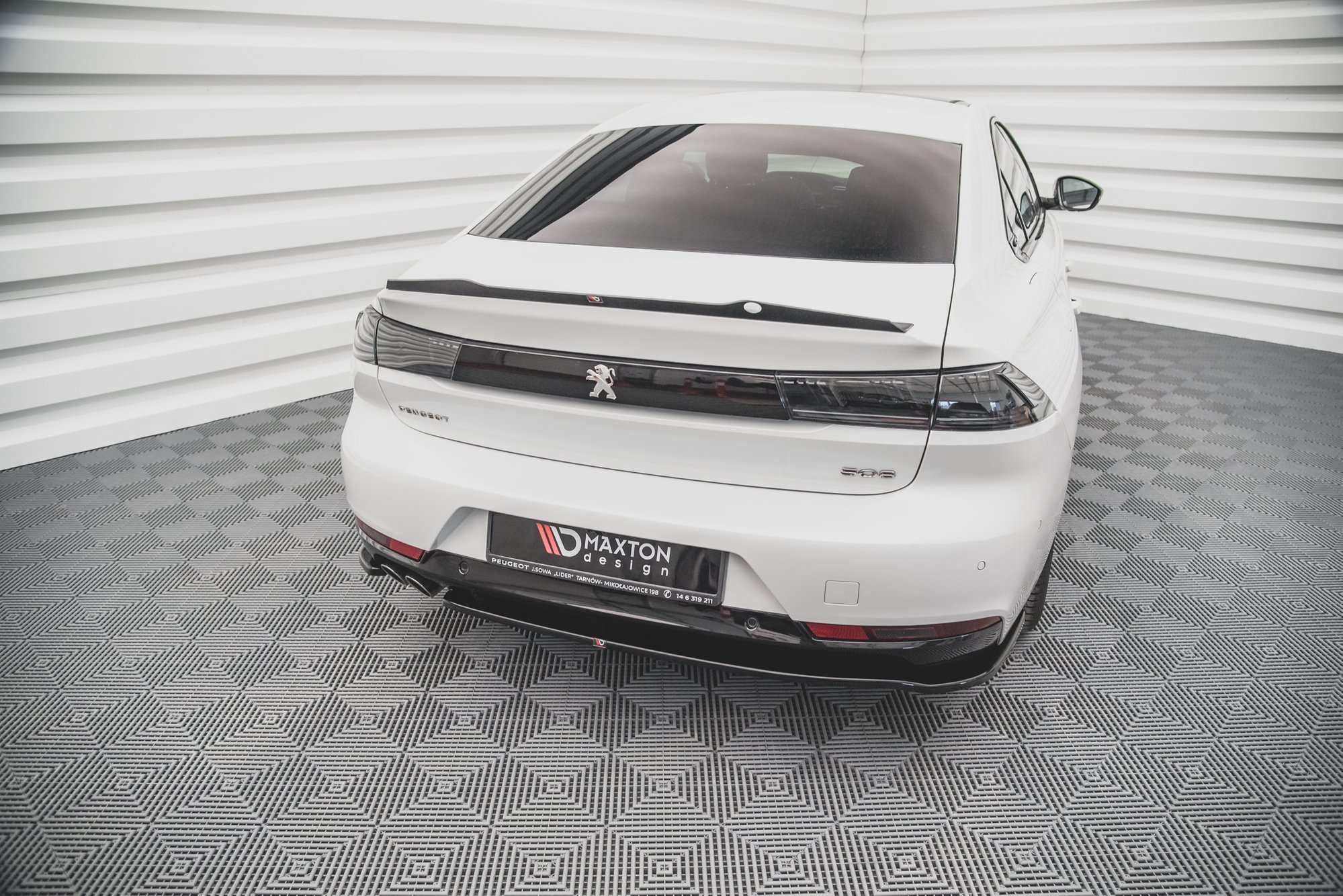 Rear Splitter (with vertical bars) Peugeot 508 Diesel Mk2 - Image 2