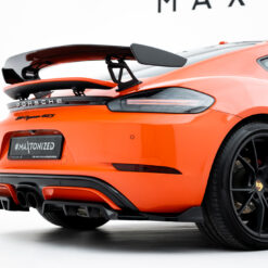 Alternative view of Rear Splitter (with vertical bars) Porsche 718 Cayman GTS 982c