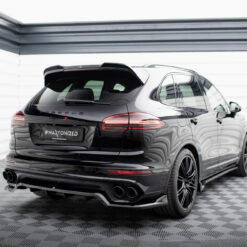 Alternative view of Rear Splitter (with vertical bars) Porsche Cayenne Mk2 Facelift