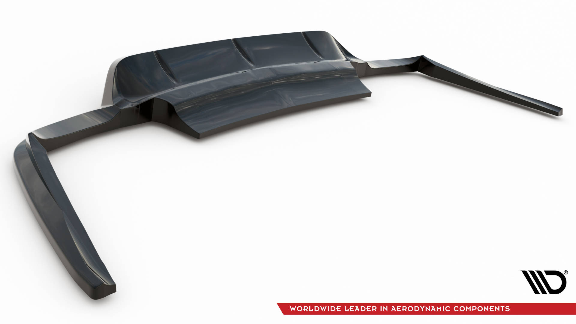 Rear Splitter (with vertical bars) Porsche Panamera Turbo 970 - Image 7