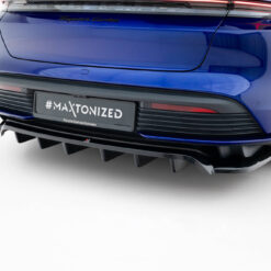 Alternative view of Rear Splitter (with vertical bars) Porsche Taycan Turbo S Mk1