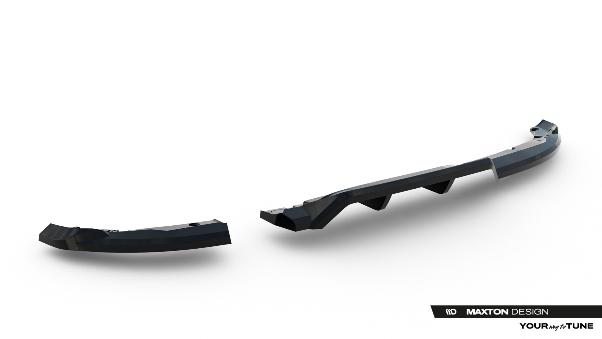 Rear Splitter (with vertical bars) Renault Clio Mk5 Facelift - Image 5