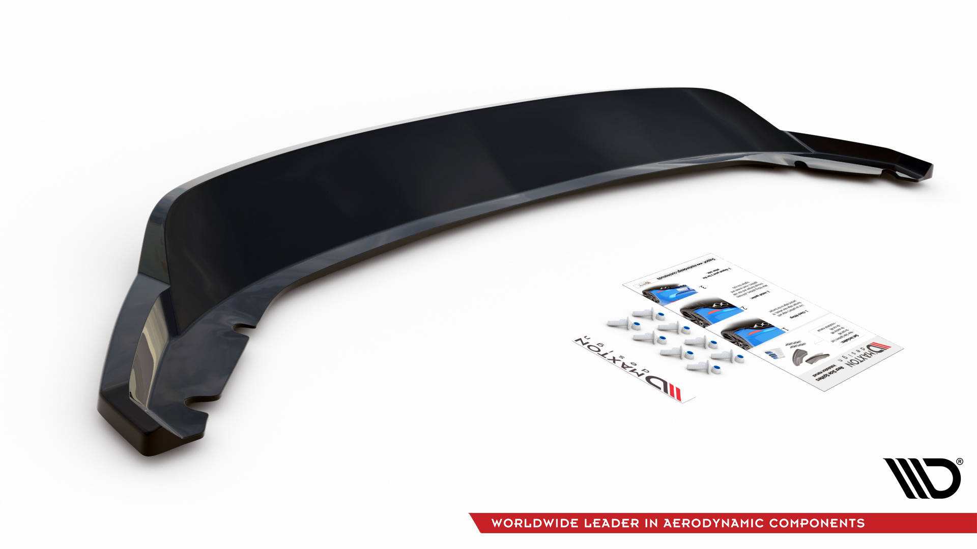 Rear Splitter (with vertical bars) Seat Leon Hatchback Mk3 - Image 4