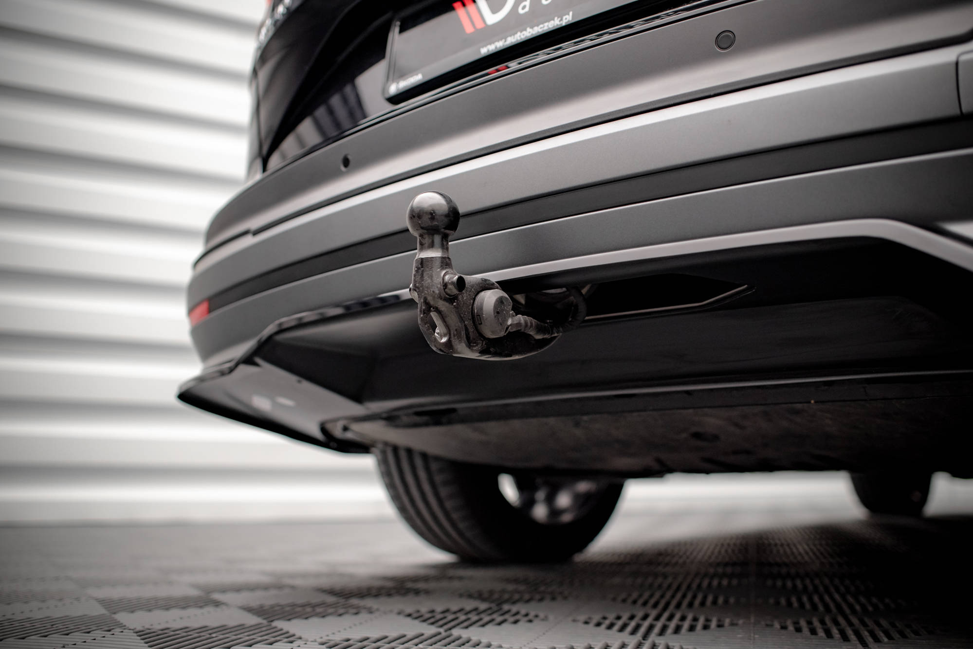 Rear Splitter (with vertical bars) Skoda Enyaq iV - Image 2