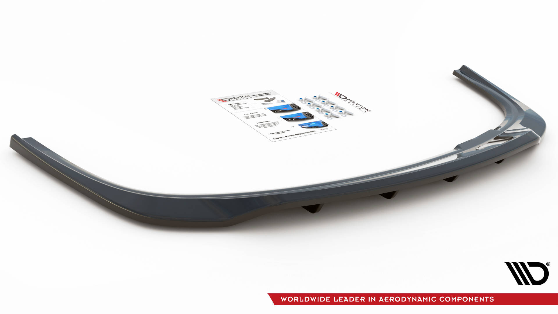 Rear Splitter (with vertical bars) Skoda Fabia Combi Mk3 - Image 3