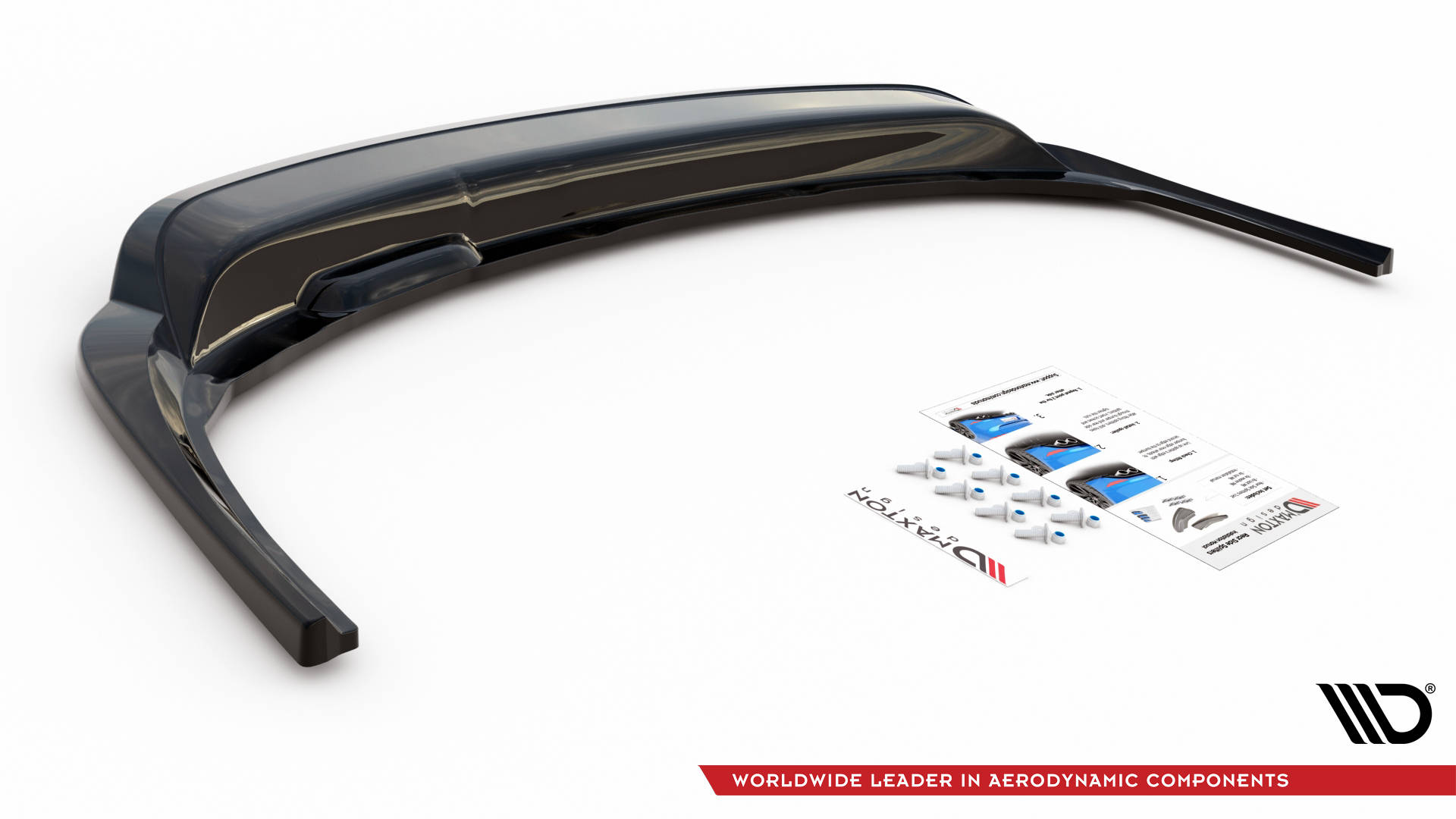 Rear Splitter (with vertical bars) Skoda Fabia Combi Mk3 Facelift - Image 5