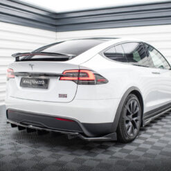 Rear Splitter (with vertical bars) Tesla Model X Mk1 Facelift
