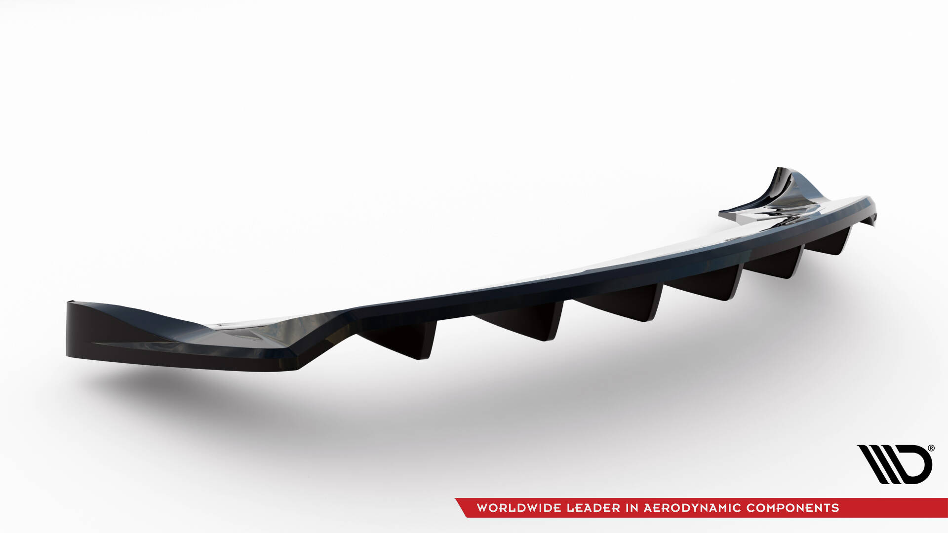Rear Splitter (with vertical bars) Tesla Model X Mk1 Facelift - Image 8