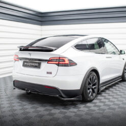 Alternative view of Rear Splitter (with vertical bars) Tesla Model X Mk1 Facelift
